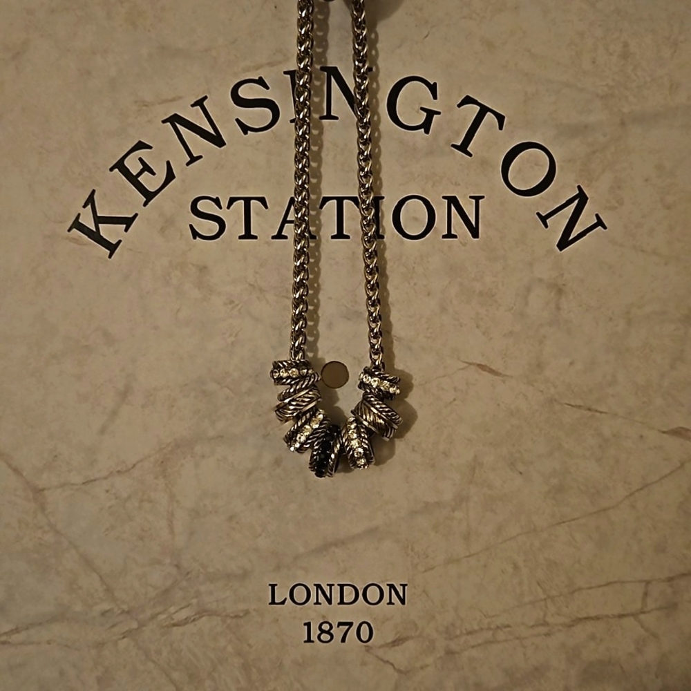 Nwot - Customizable Multi-Ring Necklace - Vintage… - image 3